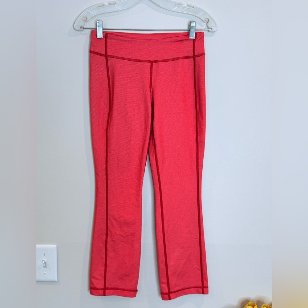 🔥Lululemon Women’s Orange Yoga Pants Size 4 EUC🔥